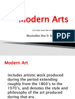 Modern Arts: Maximillan Roy D. Bangawan, LPT