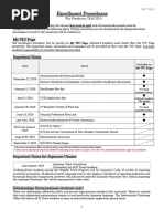 1-Enrollment Procedures 2019 Fall I (Freshman) PDF