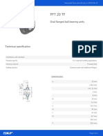 PFT 20 TF: Oval Flanged Ball Bearing Units