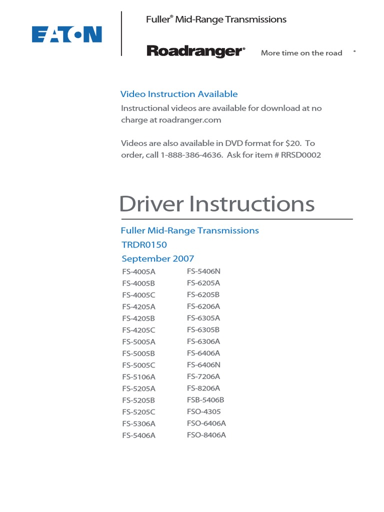 FS-6406A Eaton Fuller Transmission Eaton Fuller Transmission In Stock - Foto 6