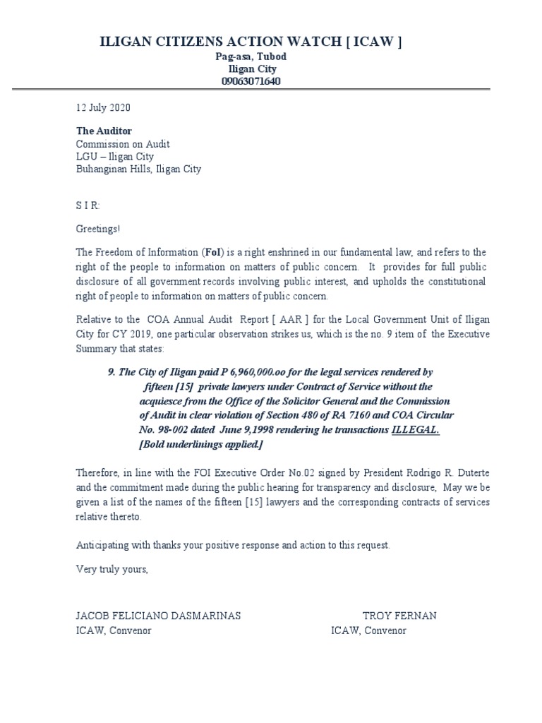 Iligan Citizens Action Watch (Icaw) : Pag-Asa, Tubod Iligan City ...