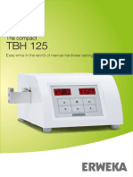 Manual hardness tester TBH 125