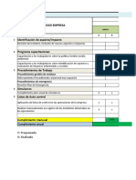 Carta Gantt Ambiental 2019