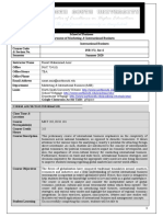 INB 372 COURSE OUTLINE Summer 2020