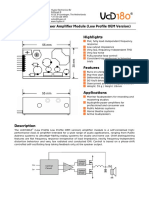 Highlights: High Efficiency Power Amplifier Module (Low Profile OEM Version)