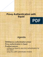 Proxy Authentication With Squid