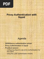 Proxy Authentication With Squid