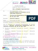 Circular - Metodologias Encuentros Junio PDF