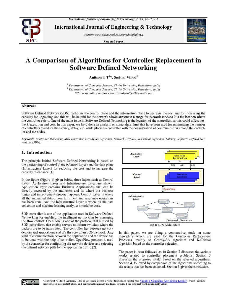 A Comparison of Algorithms For Controller Replacement in Software ...