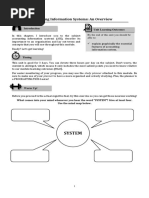 Unit 1 Accounting Information Systems: An Overview: System