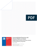 Sustentabilidad Financiera Del Sistema Pública de Salud