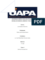 Tarea 4 de Derecho Procesal Civil I