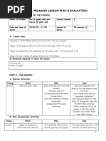 Pedagogy - lesson plan 1