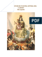 Triduo en Honor de Nuestra Señora Del Carmen Día 2 PDF