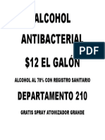 Alcohol Antibacterial