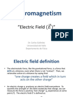 Electromagnetism: "Electric Field ( ) "