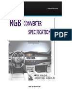 Converter Specification: - . Model: Rgb-Le-V3 - . PRODUCT CODE: RB-080125-013
