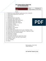 Sop Ujian Akhir Semester