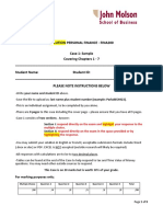 Case 1 Sample Solutions