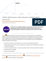 Utiliser Kahoot Pour Créer Des Jeux-Questionnaires Interactifs - Carrefour Éducation