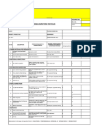 Manufacturing Inspection Test Plan: 1. Fabrication & Pre Requisites