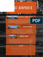 Best Airports: Changi, Hong Kong, Munich