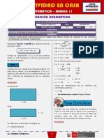 SEMANA 11 - FUNCIÓN CUADRÁTICA (5to MATEMÁTICA)