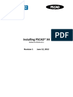 Installing PSCAD X4 PDF