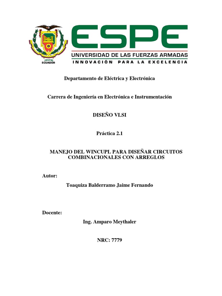 Uso de WinCUPL en Circuitos Combinacionales | PDF | Ingeniería de ...