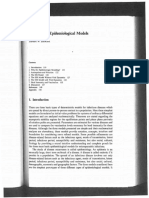 Three Basic Epidemiological Models: Herbert W. Heth Ote