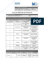 3 Plan de Gestión de Proyecto