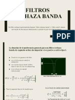 Filtros Rechaza Banda