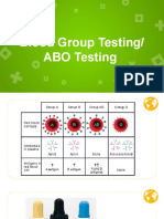 Blood Group Testing/ ABO Testing: This Is Your Title