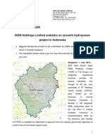 Isdn Holdings Limited Embarks On Seventh Hydropower Project in Indonesia 1 PDF