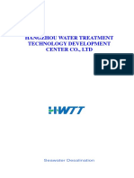 HWTT Seawater Desalination Technology Development