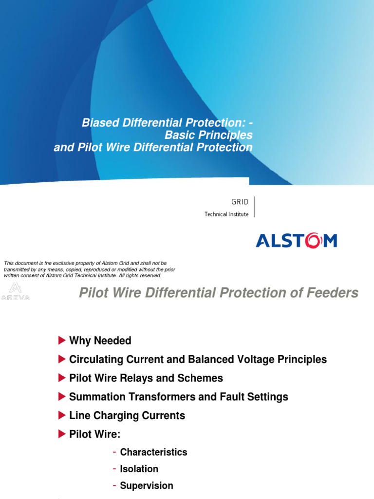 Biased Differential Protection Overview | PDF | Series And Parallel ...