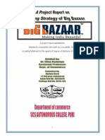 PDF A Project On Marketing Strategy of Big Bazaar