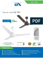 24v BLDC Ceiling Fan