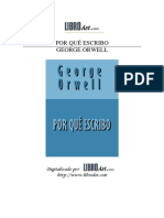 Orwell, George - Por Qué Escribo