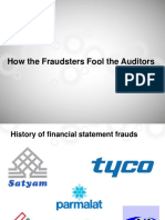 How The Fraudsters Fool The Auditors