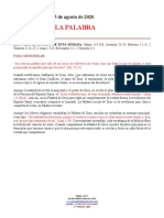 Lección 7 PDF COMPARTIR LA PALABRA para El 15 de Agosto de 2020