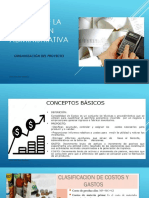 COSTOS DE LA OPERACIÓN ADMINISTRATIVA Sem 3