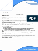 Instructivo Be Project 7TH Grade PDF