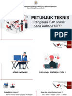 Teknis Pengisian F-01 Pada Website SIPP