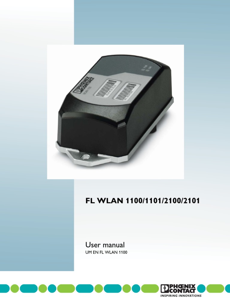 FL WLAN 1100/1101/2100/2101: User Manual | PDF | Ip Address | Command ...