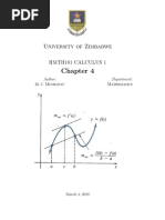 Calculus CHAPTER 4