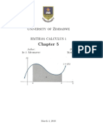 Calculus CHAPTER 5 FEB 