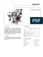 Manual técnico de bomba de corpo espiral KSB SPY