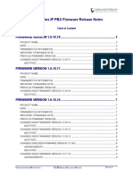 UCM Series IP PBX Firmware Release Notes: Table of Content