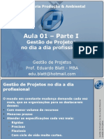 01 Aula - Gestão de Projetos